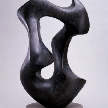 Allan Houser (Warm Springs Chiricahua Apache, 1914 - 1994), 'Migration', 1992, cast bronze, 62 x 38 1/2 x 37 in., Museum Purchase: Eiteljorg Fellowship
